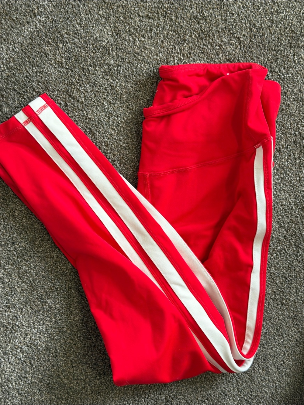 Women’s red leggings